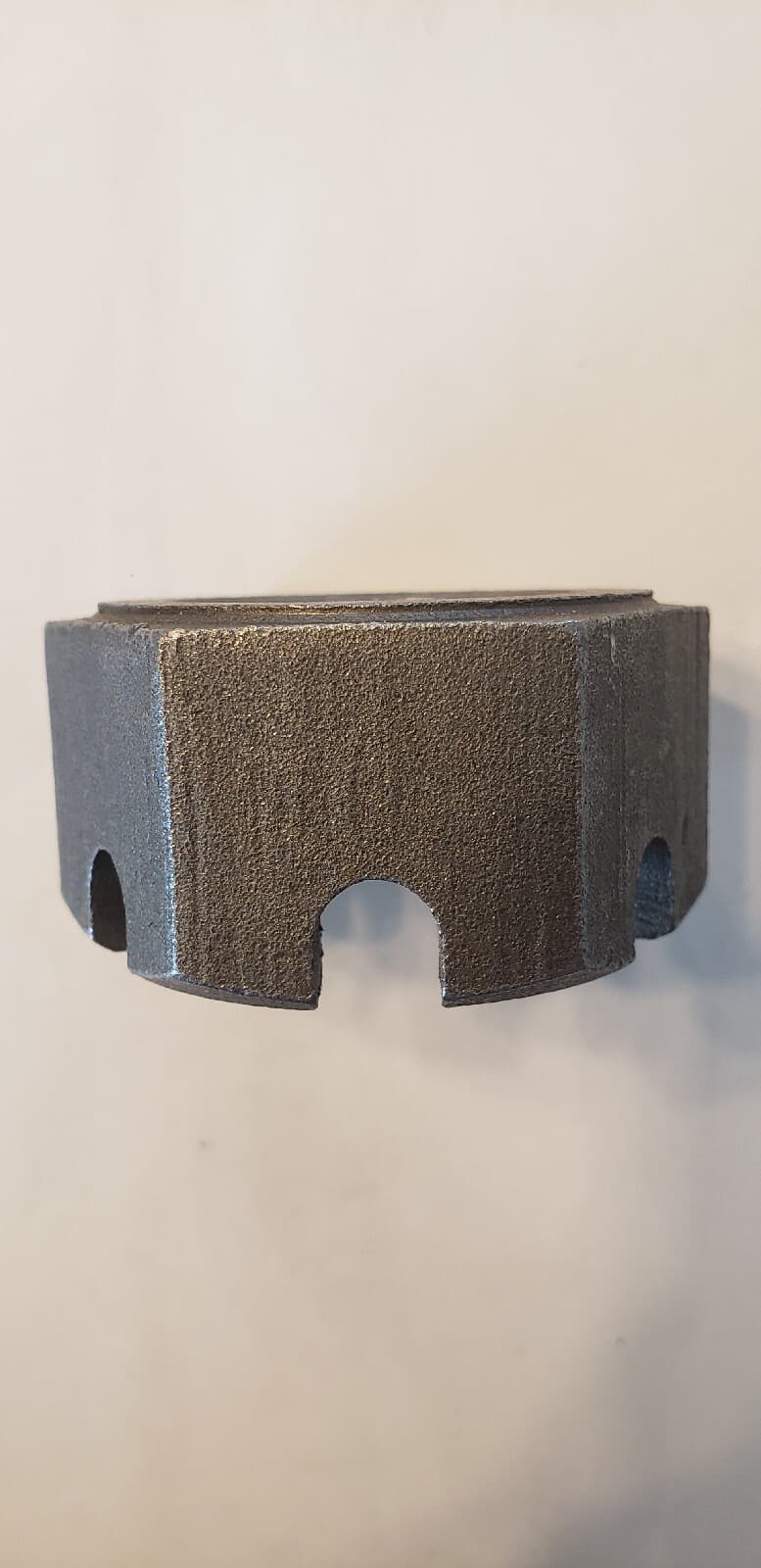 1 1/2-12 Astm A563 GR-A Slotted Hex Nut , Castle Nut 5