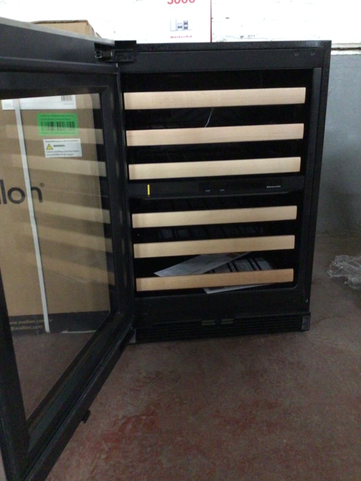 KITCHENAID 24 INCH WINE CELLAR, 24 INCH, KUWL214KSB 3