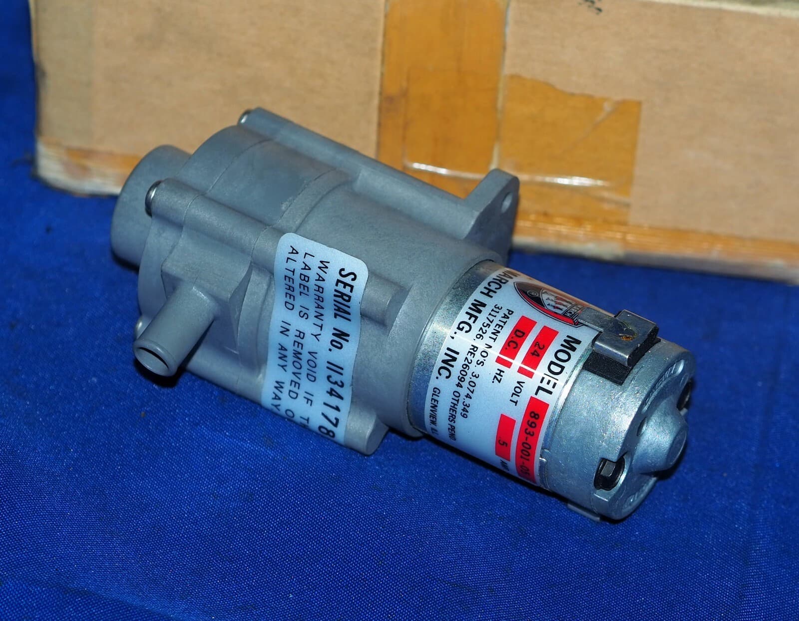 March Magnetic Drive Chemical Pump Submersible Series 893-05 893-001-05 NOS OEM