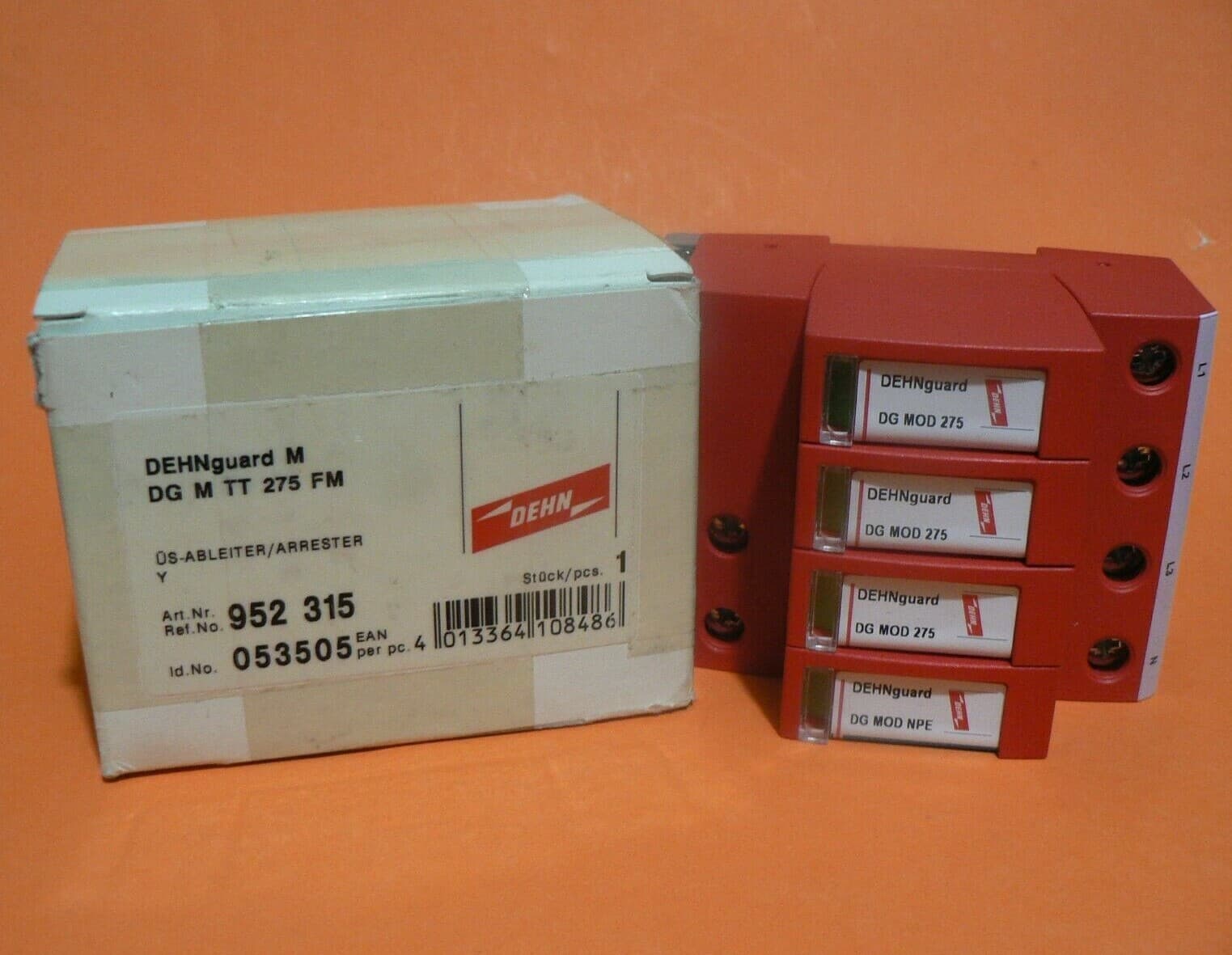 DEHN DEHNGUARD DG M TT 275 FM PART # 952315 MODULAR SURGE ARRSTER FOR TT & TN-S