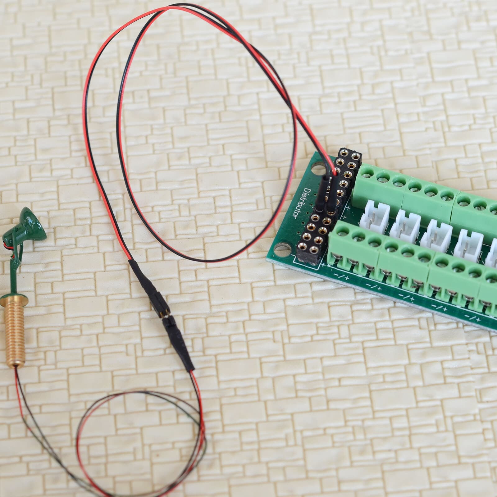 10 x wired combined 2 pins mini-plug 1.27mm + separate pin connectors 3
