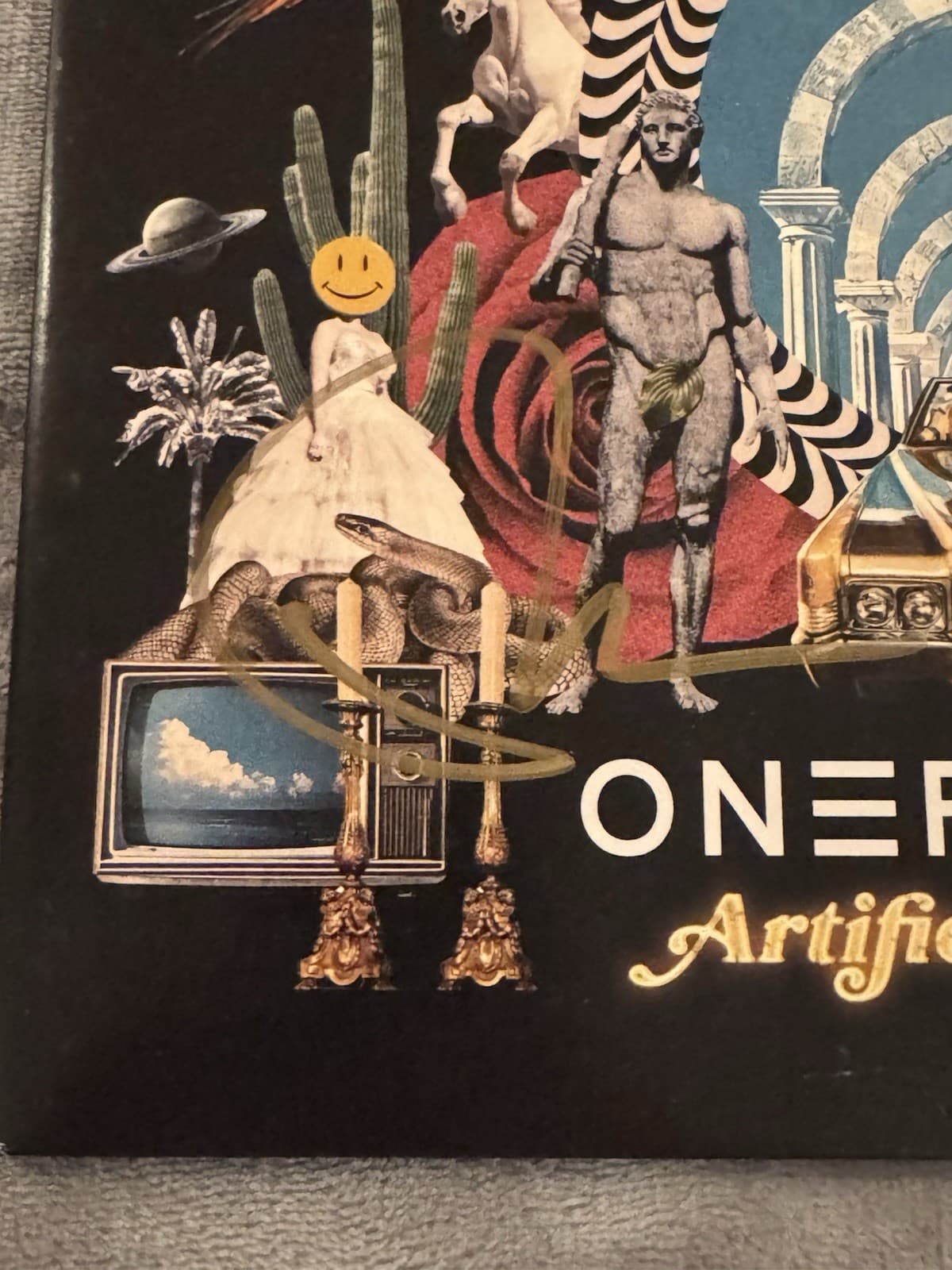 OneRepublic SIGNED Artificial Paradise Vinyl Brand New Autographed Ryan Tedder 2