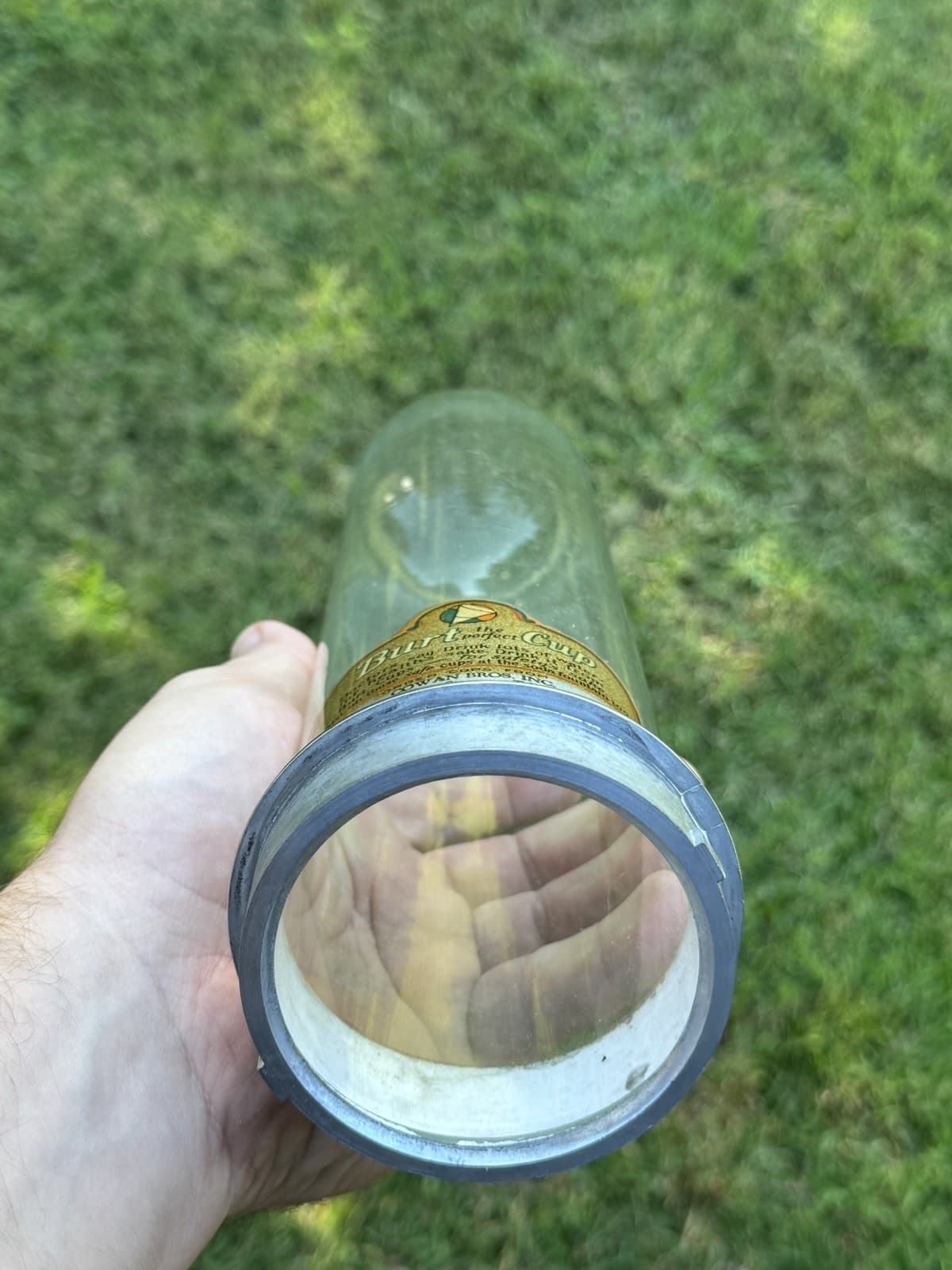 Antique Original The Vortex Mfg co Cups Glass Dispenser Cowan Bros Bristol VA   4