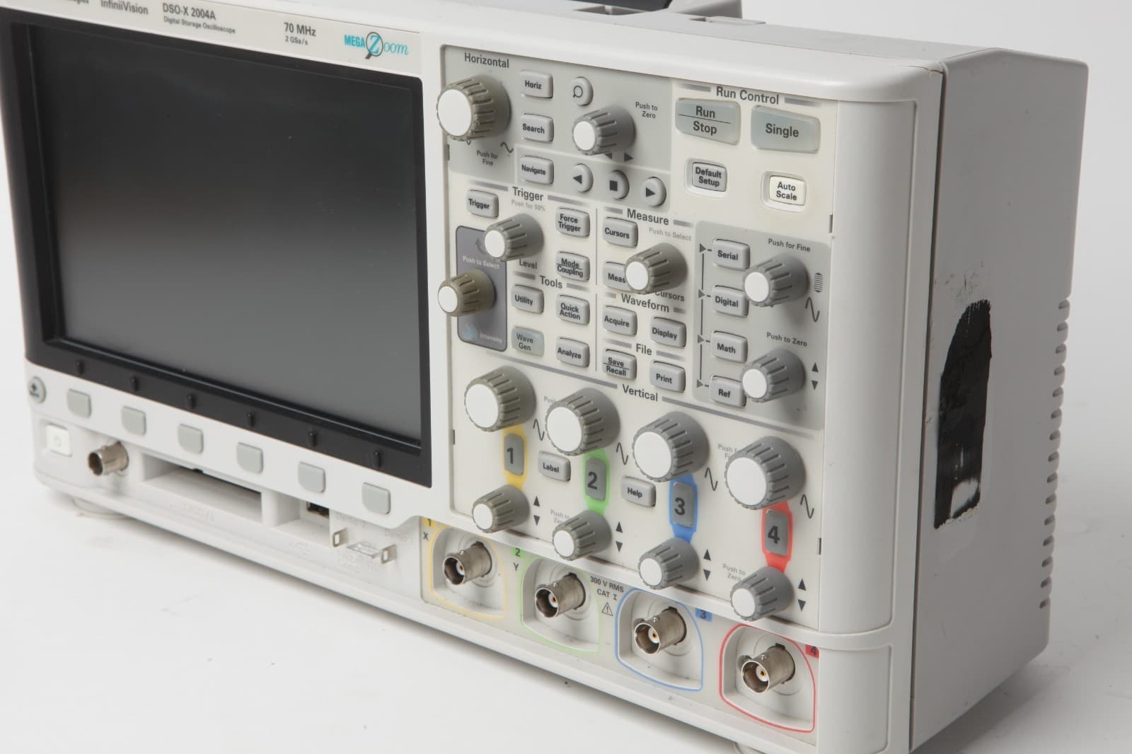 Agilent DSO-X 2004A 4 Channel Digital Oscilloscope 70MHz Wavegen DVM Tested #2 3