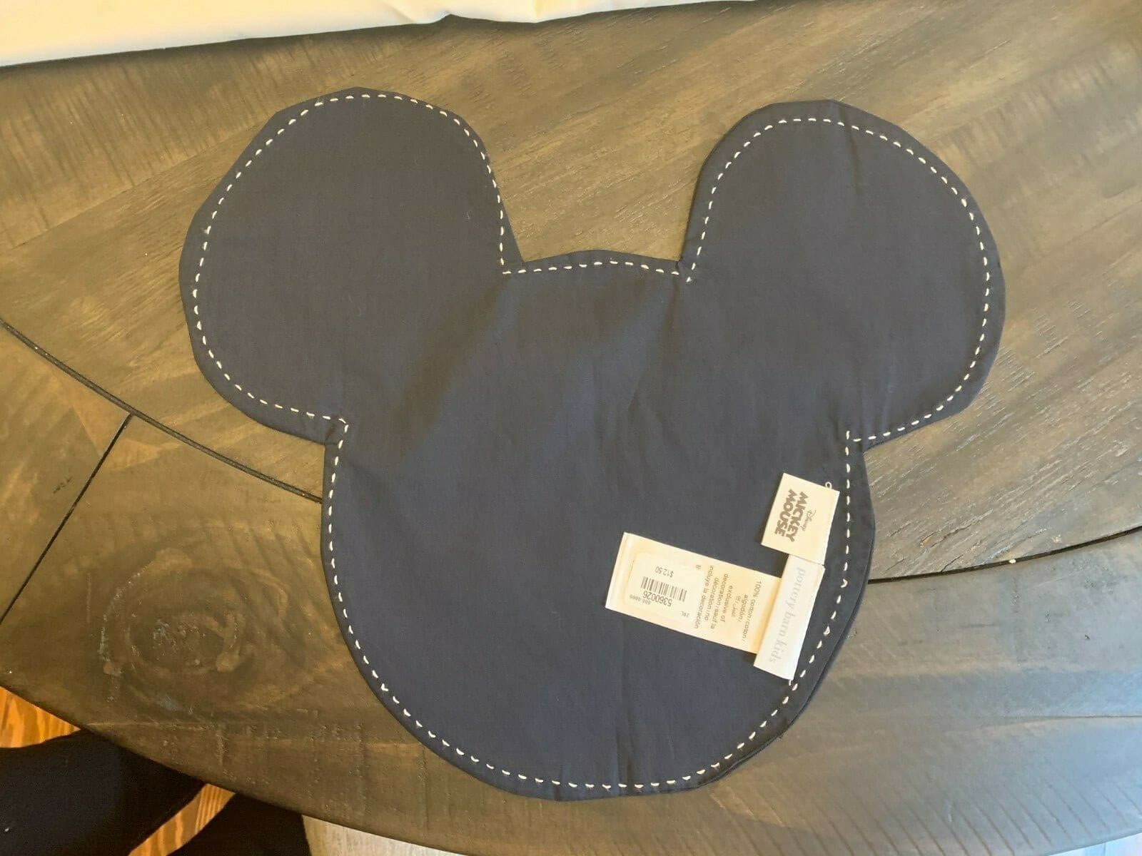 Pottery Barn Mickey Mouse Utensil PLACEMAT holiday Disney gift star kid school , 6