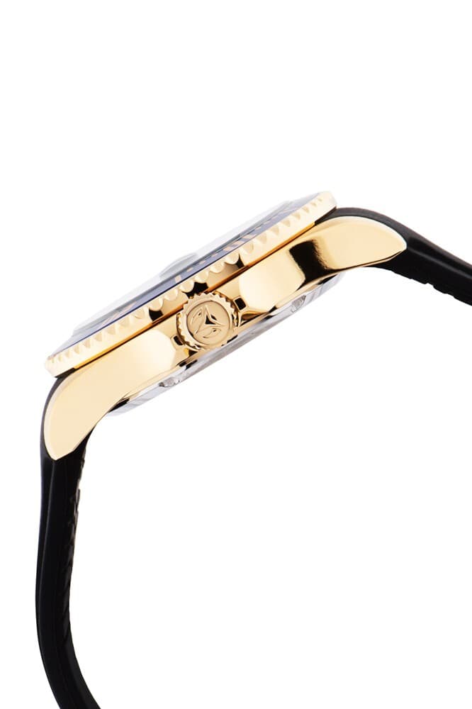 TechnoMarine Men's Manta Sea Black Dial Quartz Gold Watch TM-220116 2