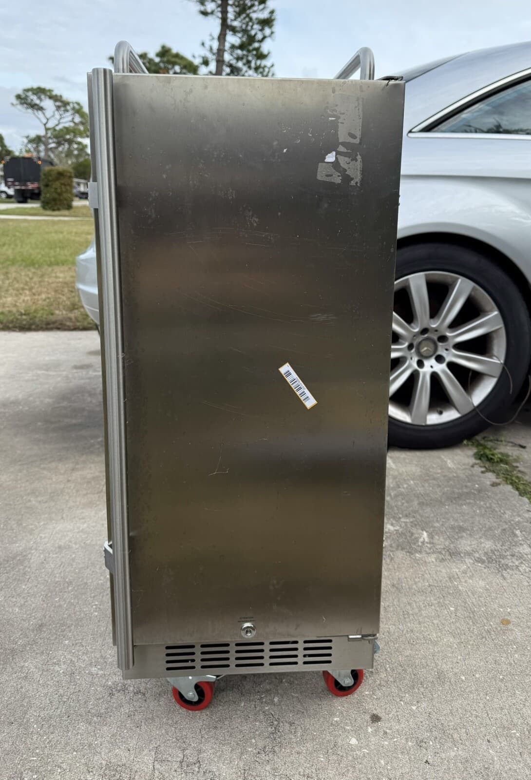 EdgeStar BR1500SS 15 Inch Wide Kegerator Conversion Refrigerator With Forced Air 6