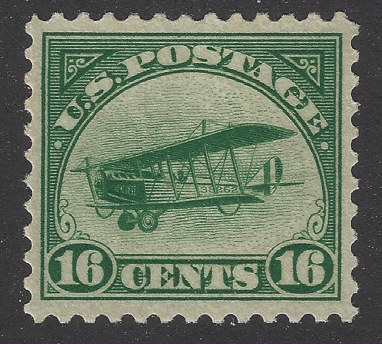 1918 US C2 NH CV $120. Beautiful stamp with Premium Centering!