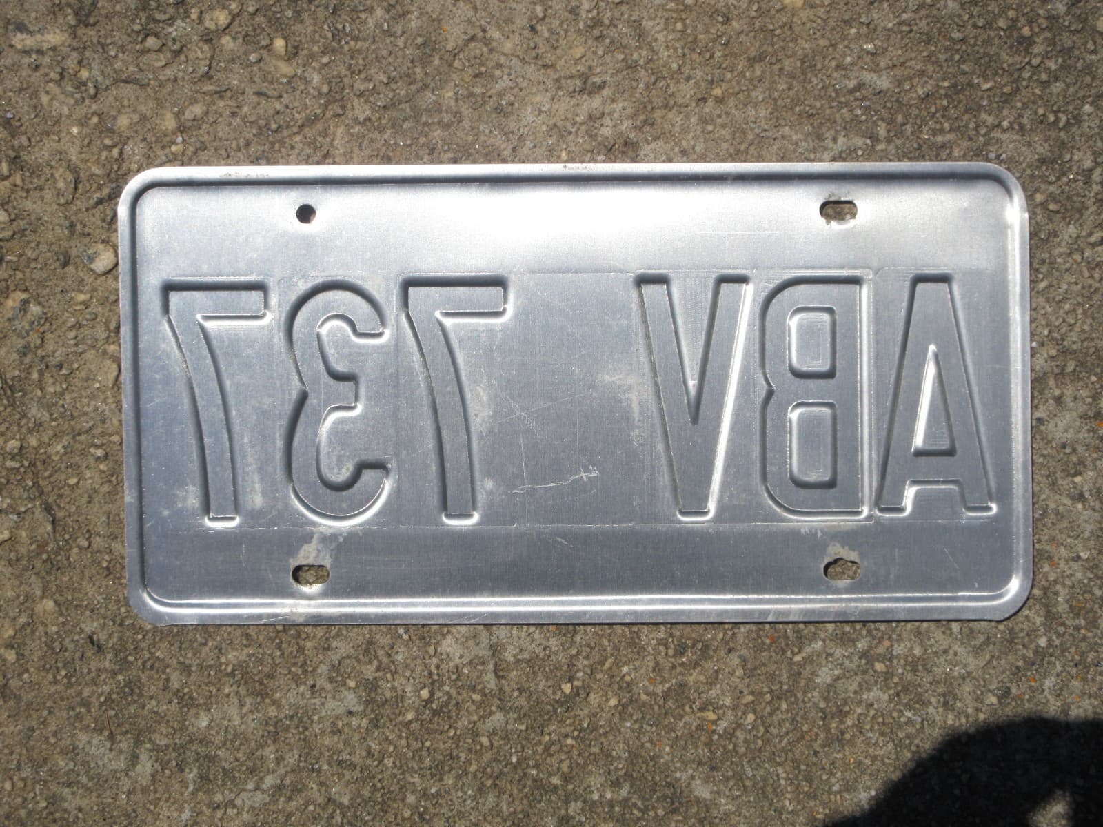 2007 Northern Mariana Islands License Plate CNMI USA Pacific Ocean ABV 737 2