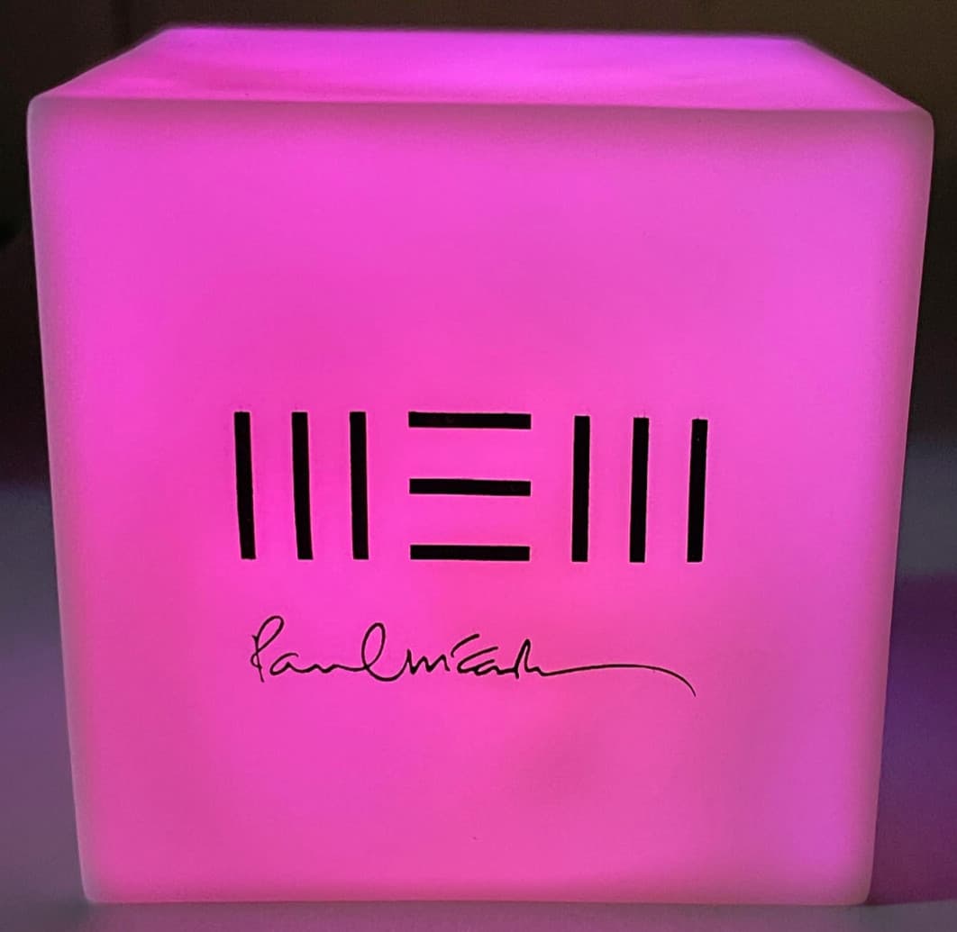 RARE Paul McCartney III Promotional Light Up Dice Cube TESTED WORKING 6