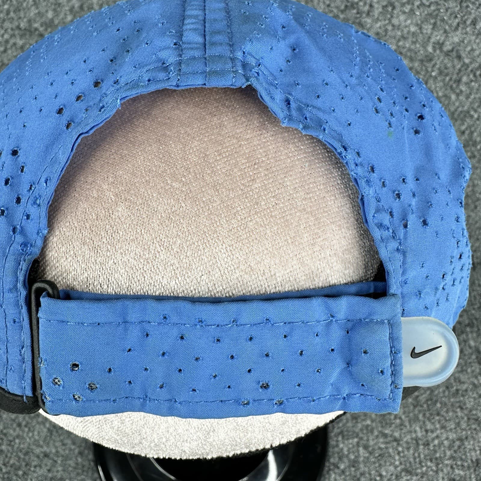 NEW 2007 NIKE FIT Adult Dry Perforated Adj. Golf/Tennis Hat/Cap-Blue 218606-420 6