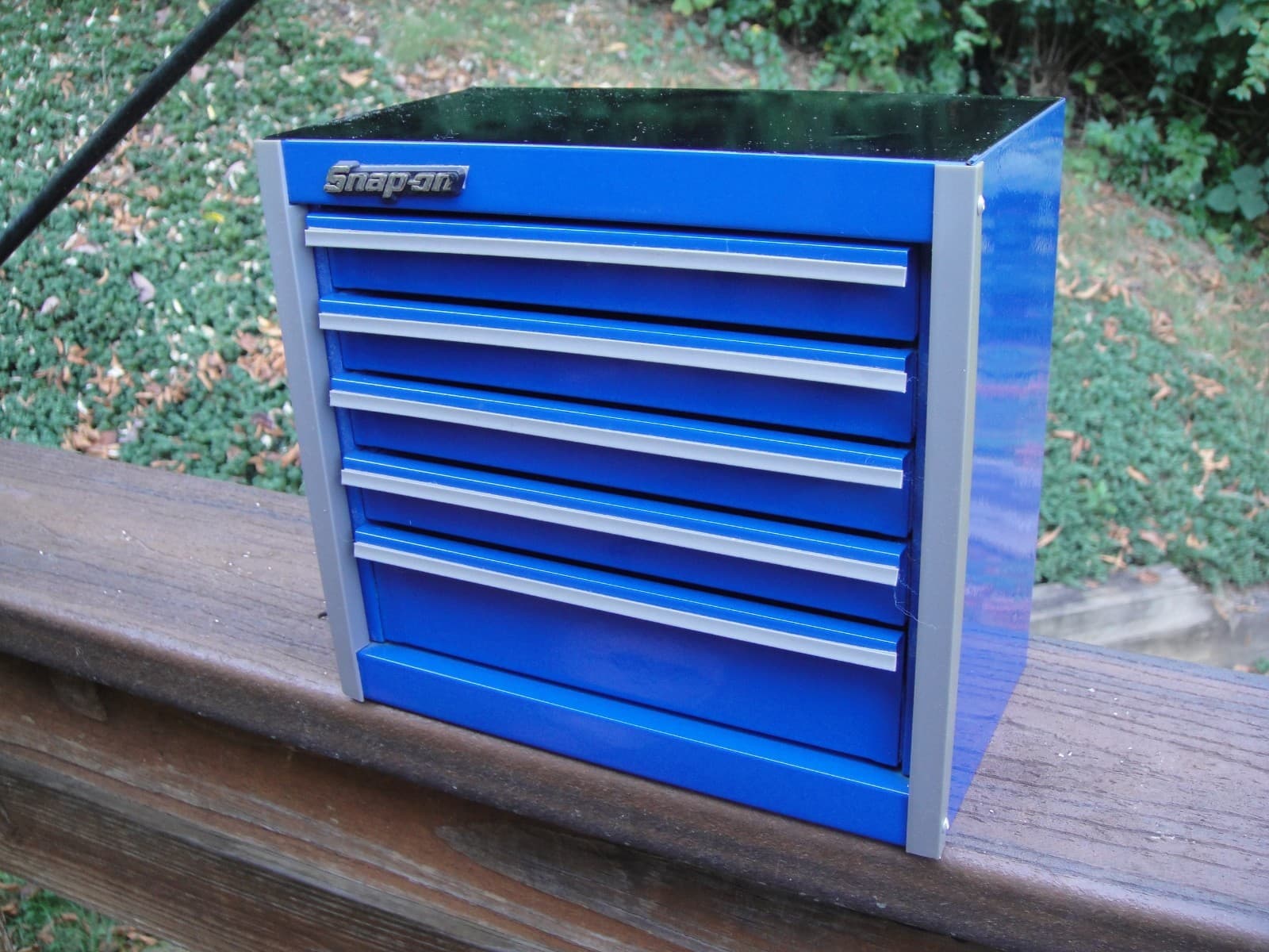 Snap On Tools Royal Blue 5 Drawer Mini Micro Tool Box Bottom Chest
