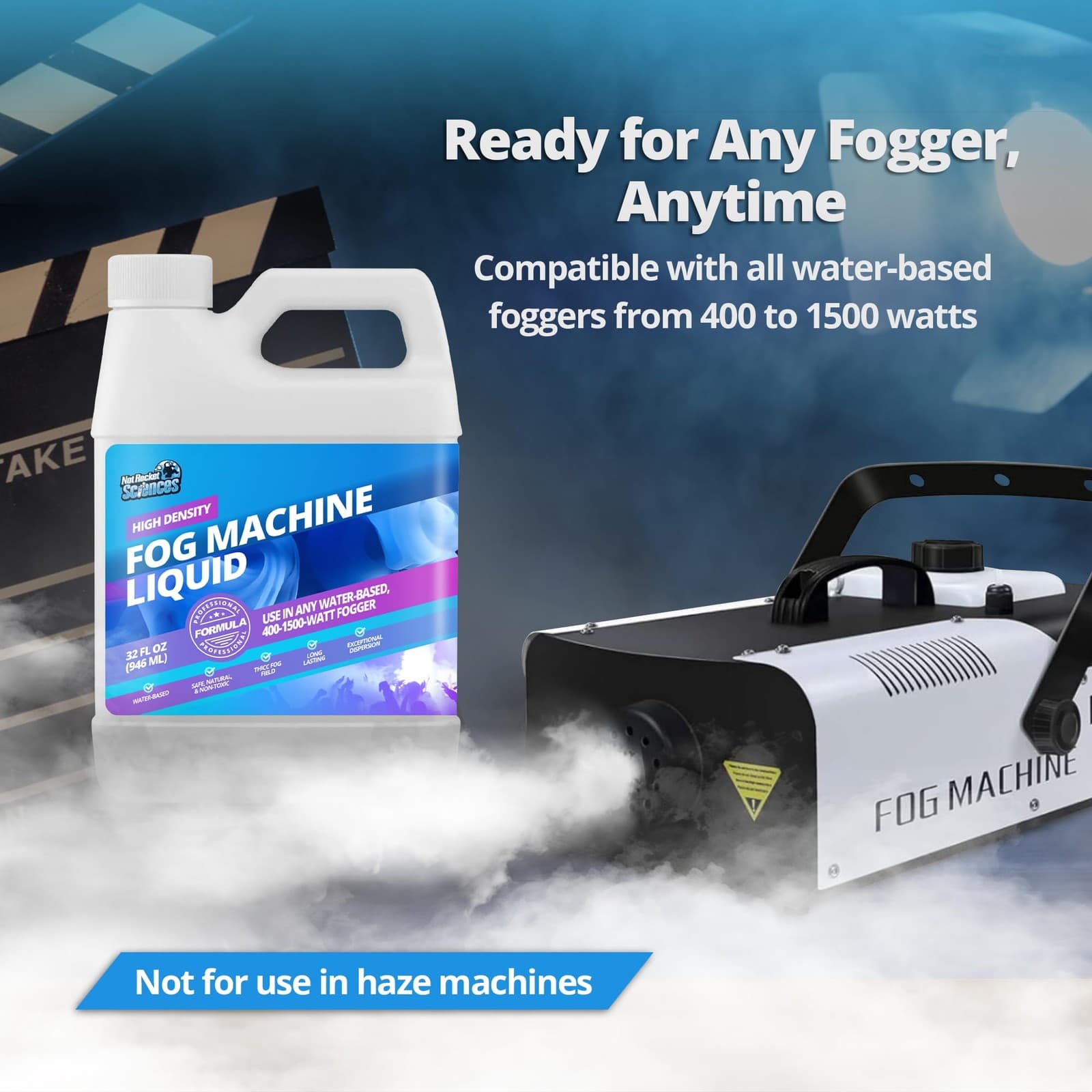 32oz Fog Machine Liquid Smoke - Pro-Grade Smoke Machine, High Density Fog Jui... 4