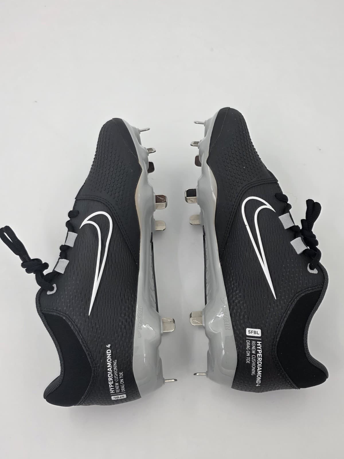 Women's 8 Nike React Hyperdiamond 4 Pro Softball Metal Cleats CZ5920-010 4