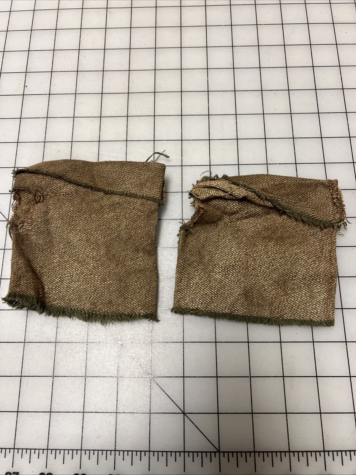 18th Century era Rough Fingerless Mitts out of Scraps, "Turn" TV Costume #118 4