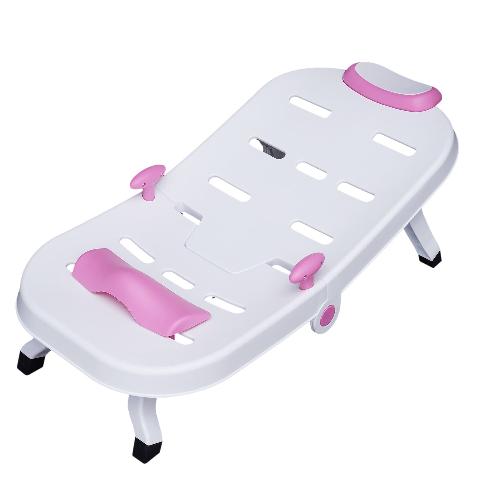 Foldable Toddler Shampoo Chair Adjustable Kids Hair Washing Chair with Headrest 3