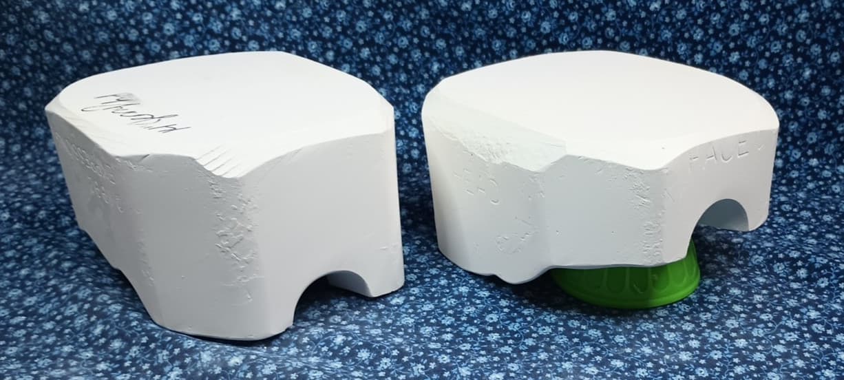 Vintage Ceramic Slip Mold Doll Head 14 Jenny Expressions Effner 5