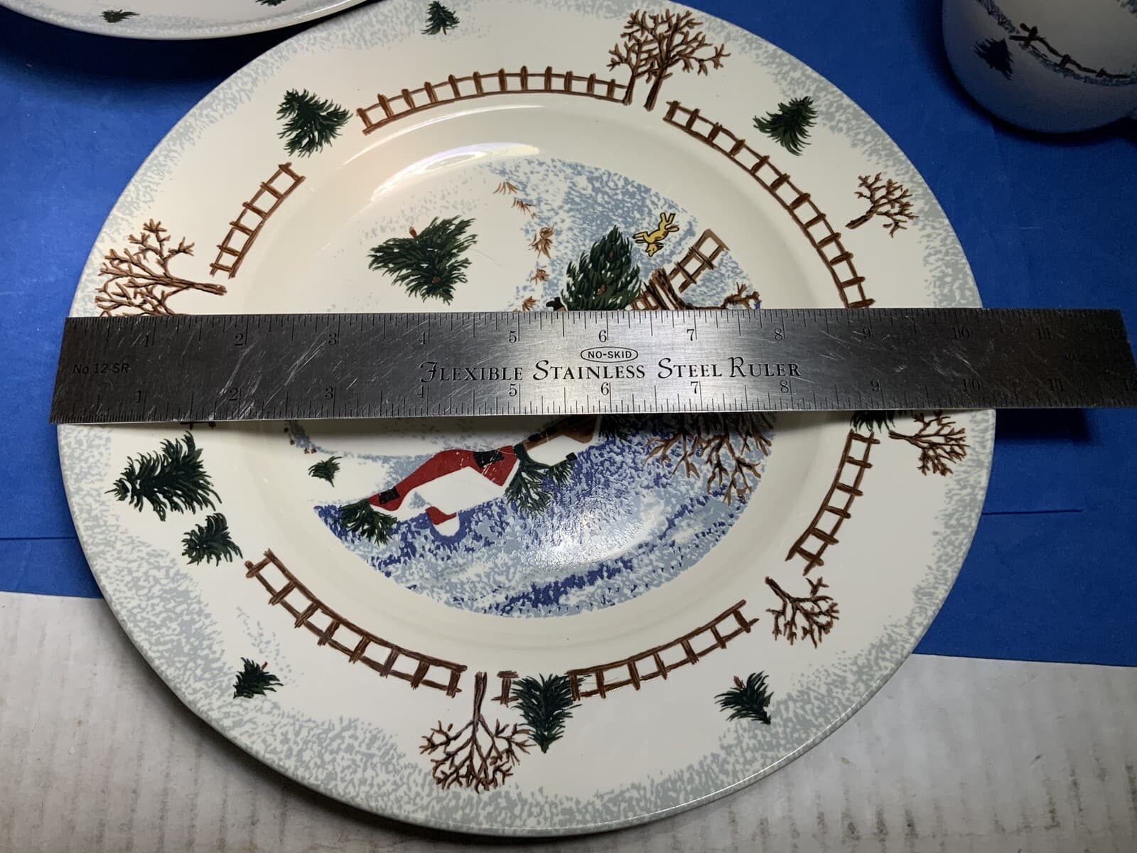 Folkcraft Stoneware Winterside 4 Piece Set 3