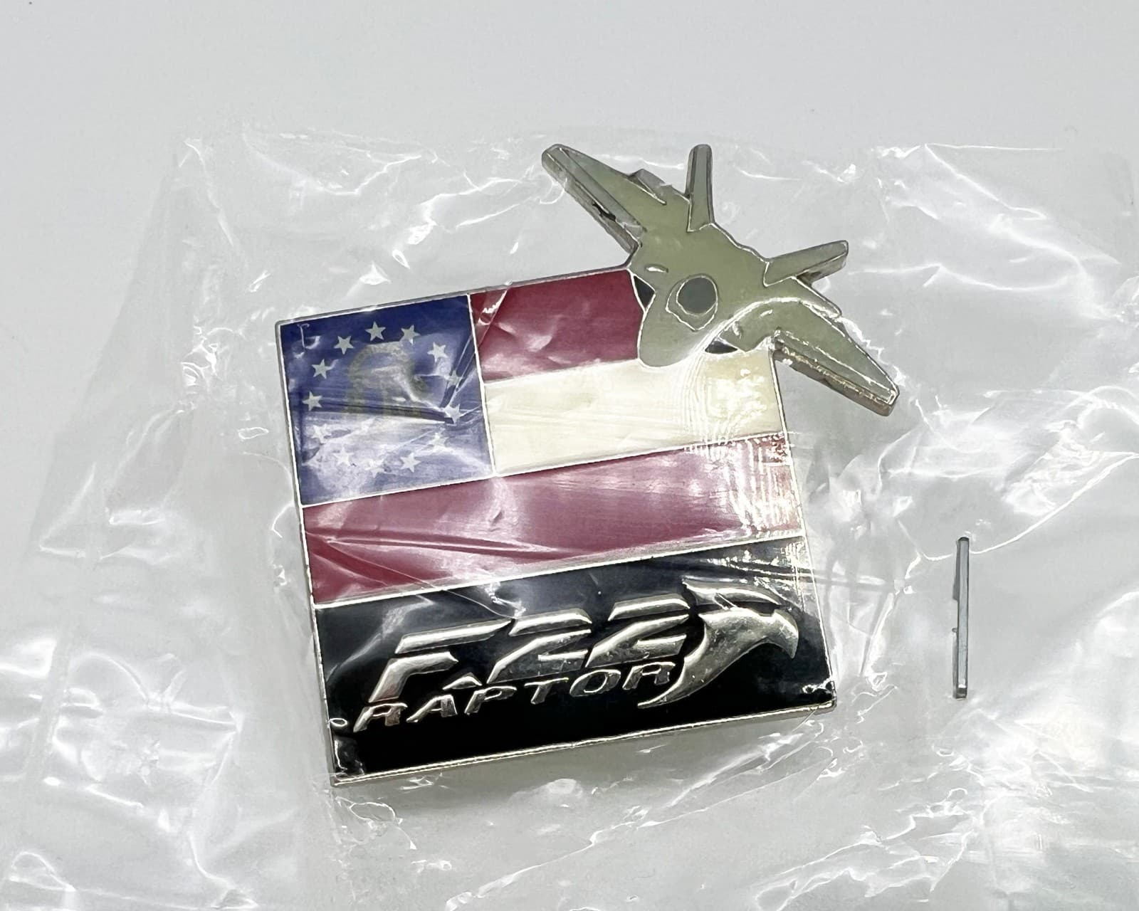 Lockheed Martin Georgia F-22 Raptor Aircraft Production Pin New Unused Military 2