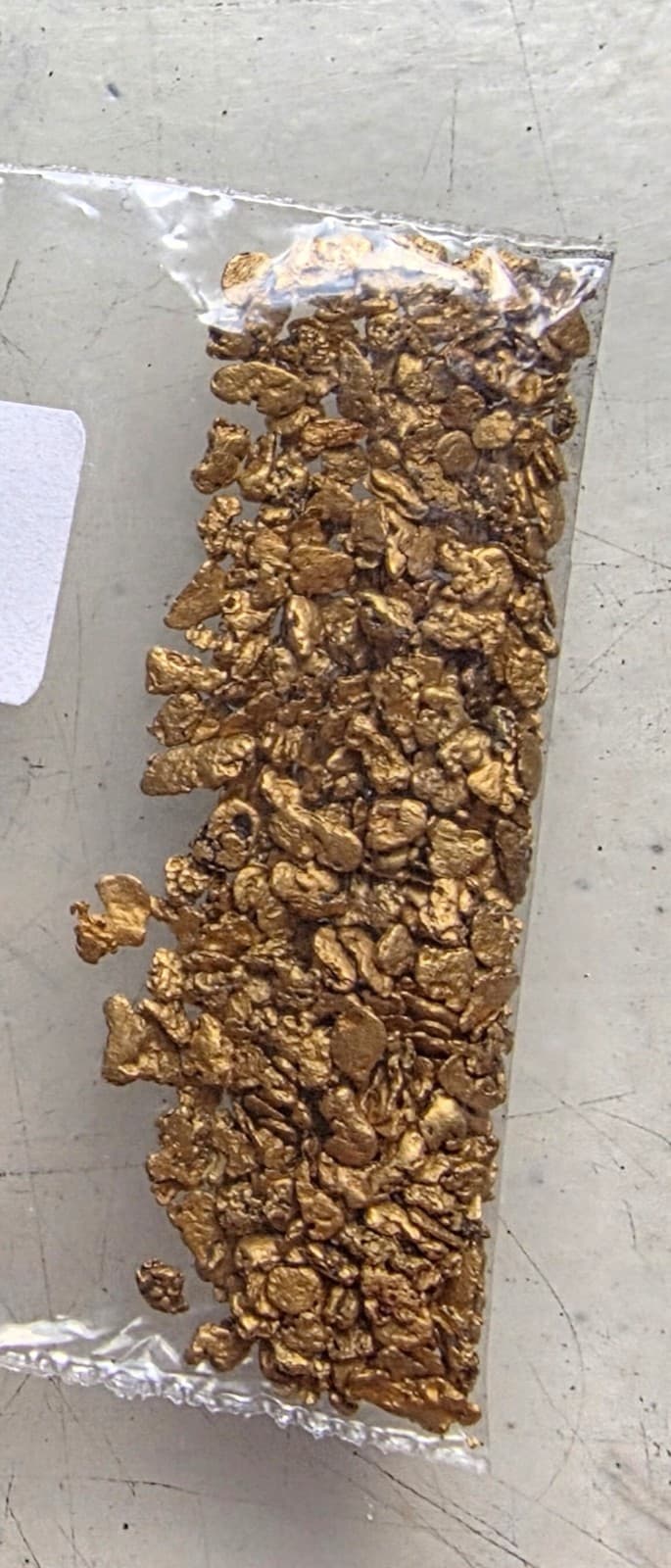 10g 22.1k Natural Alaskan Bearing Sea Nugget Placer Flake Gold 20 Mesh