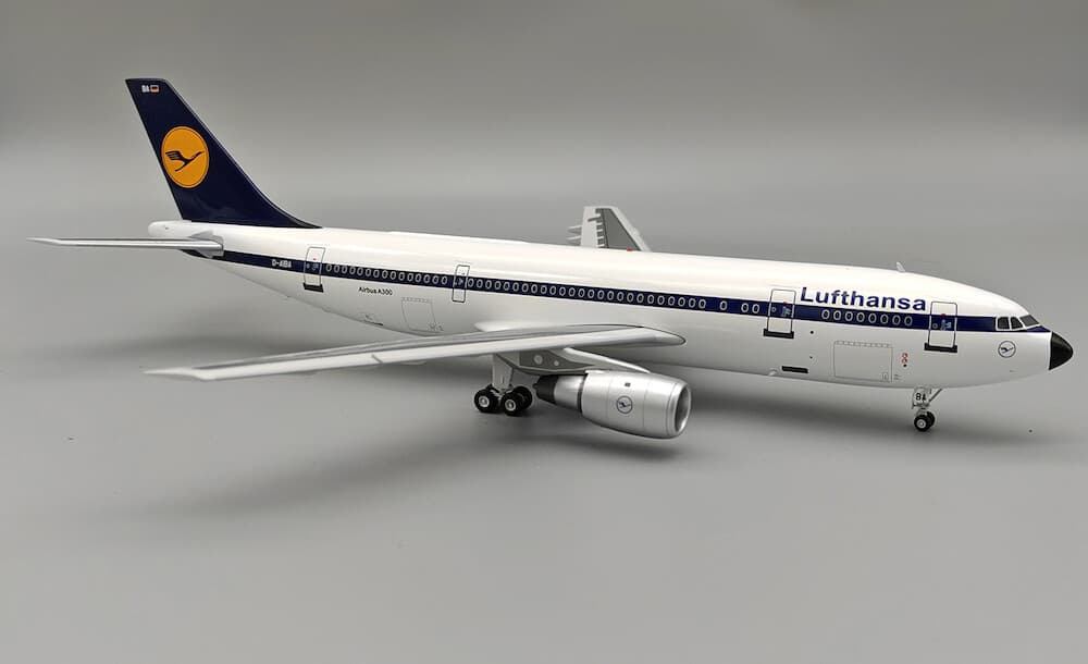JFox JF-A300-005 Lufthansa Airbus A300B4 D-AIBA Diecast 1/200 Jet Model Airplane 2