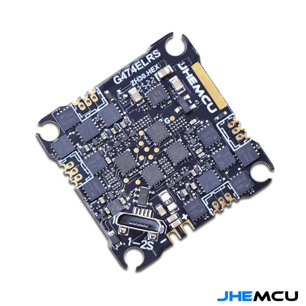 JHEMCU G474ELRS AIO Flight Controller Built-in 2.4G Receiver OSD 8MB 1-2S 3