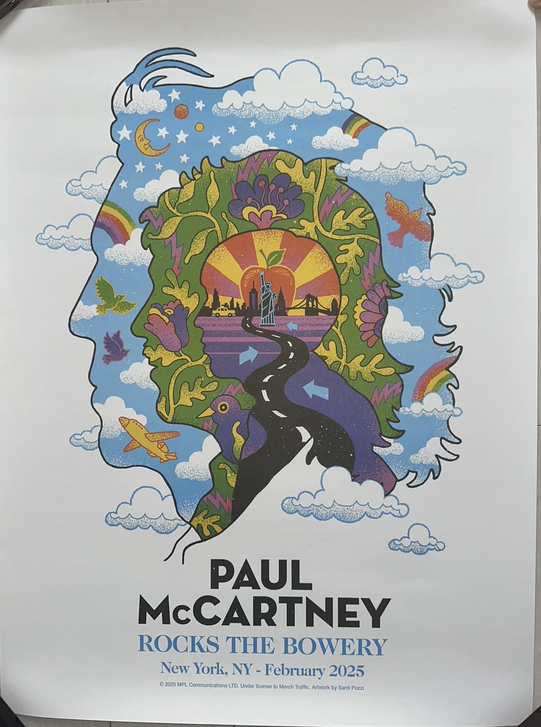 Paul McCartney NYC Bowery Ballroom February 11th 12th 14th 2025 Event Poster