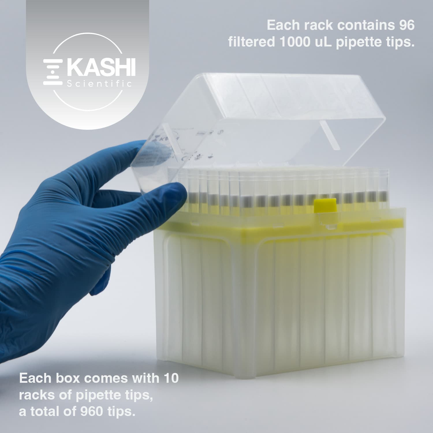 Kashi Scientific Filter Pipette Tip 10ul, 20ul, 200ul, 300ul, 1000ul, 5mL, 10mL 3