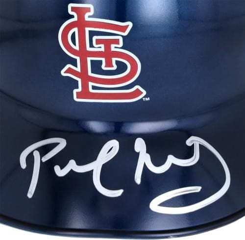 Paul Goldschmidt St. Louis Cardinals Signed Alternate Chrome Mini Batting Helmet 2