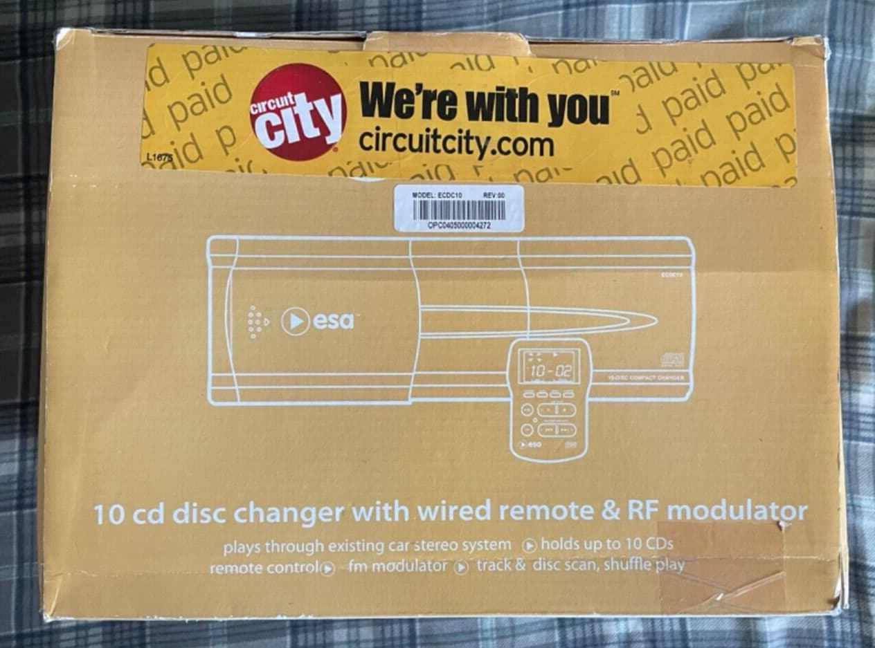 ESA ECDC10 10 CD Changer with Wired Remote & RF Modulator (New in Box) 2