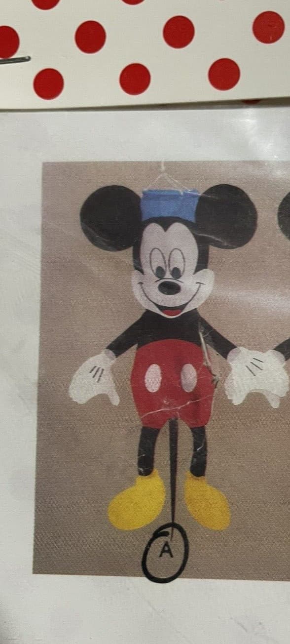 Disney Mickey & Minnie Characters Windsock Colores 100% Nylon Made in the USA 5