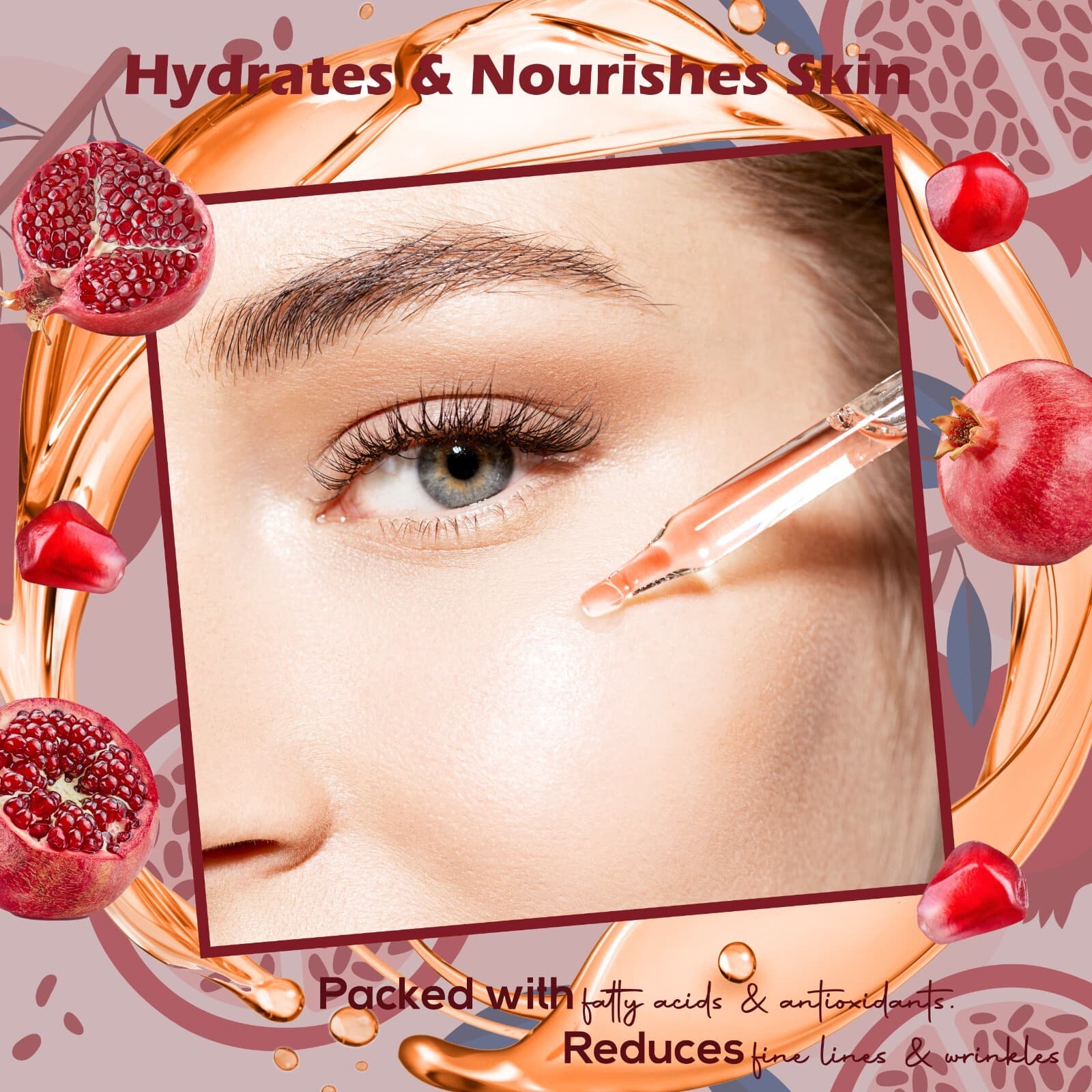 Pomegranate Seed Oil 2 oz. Cold Pressed 100% Pure Unrefined For Skin Face Hair 4