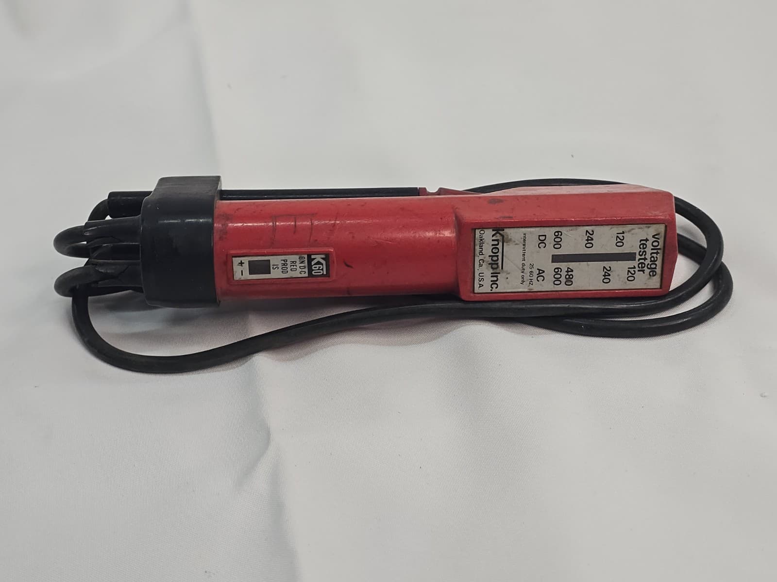 Knopp Inc K60 Voltage Tester 120v -600v AC DC