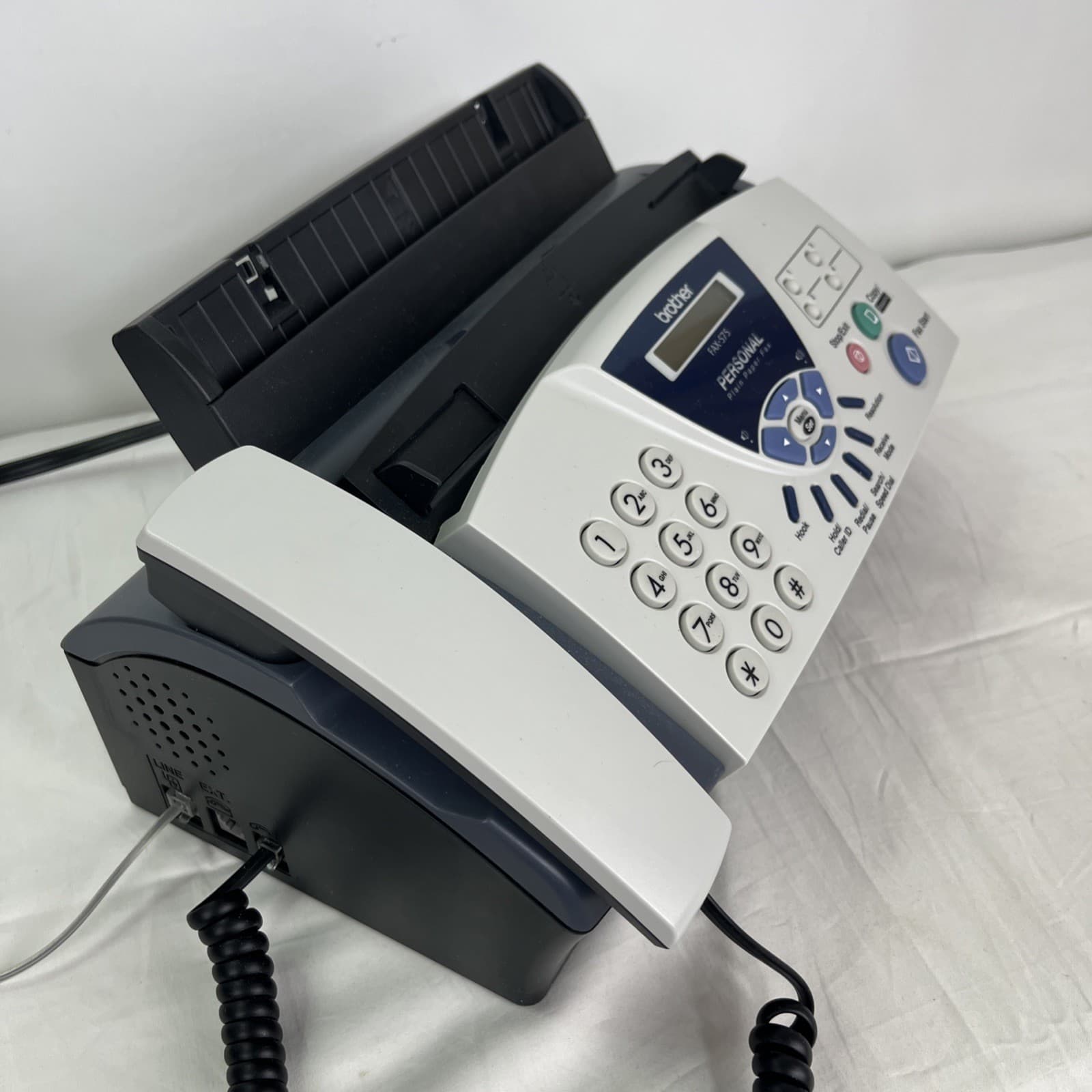 Brother FAX-575 Personal Fax Machine and Copier Vintage W/Original Box Tested 6