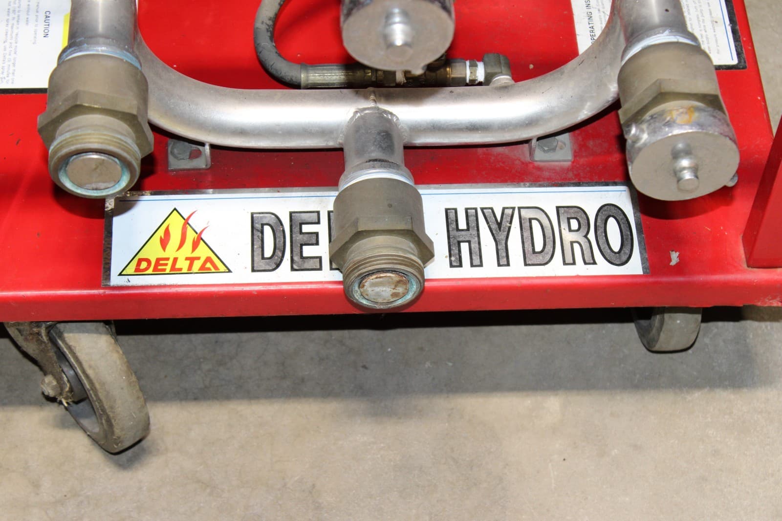 Delta Hydro Industries Fire Hose Test Pump Electric 0-1000 PSI Tester FREE SHIP 5