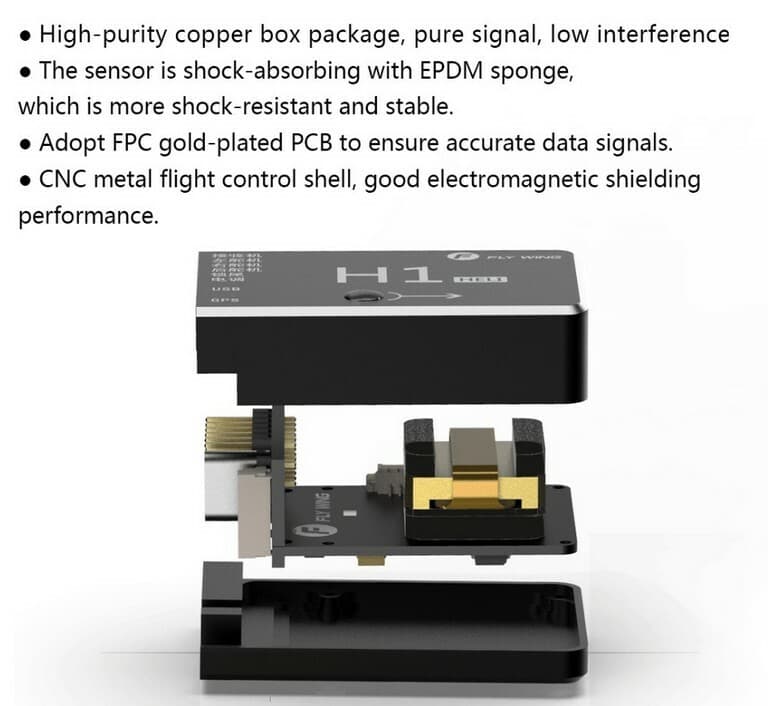 Flywing H1 Flybarless Gyro System RC Helicopter Flight Controller For ALIGN Trex 3