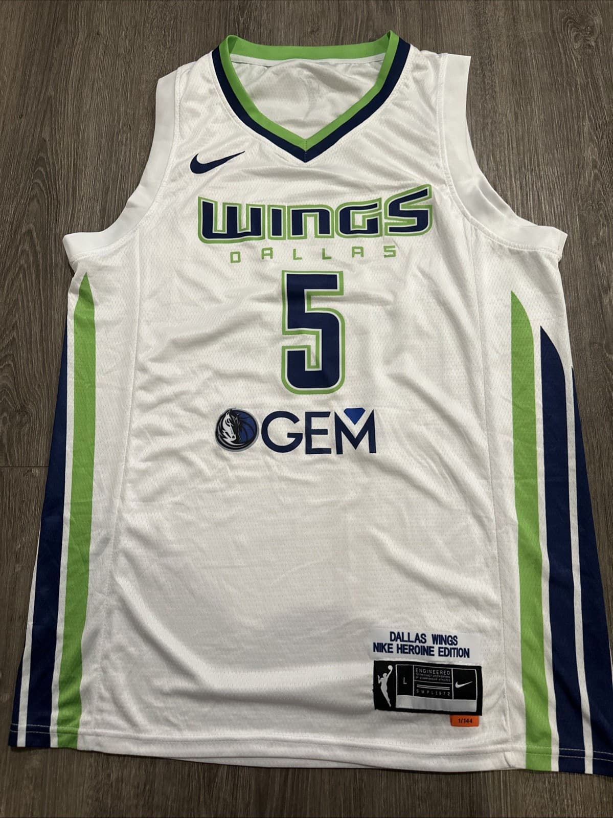Paige Bueckers Dallas Wings Autograph Signed Jersey! Psa Coa! ROY? 3