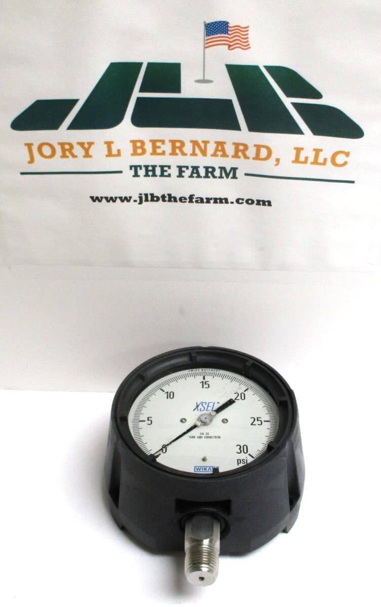 WIKA - XSEL , 9833999, 233.34 4.5,30-PSI,1/2" SST MNPT LM, GAUGE , SURPLUS