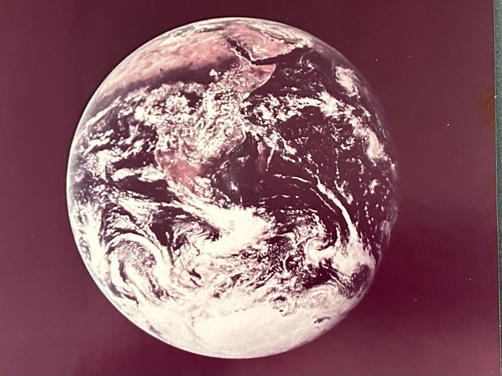 1972 NASA Apollo 17 Iconic Image of Planet Earth The Blue Marble Photograph