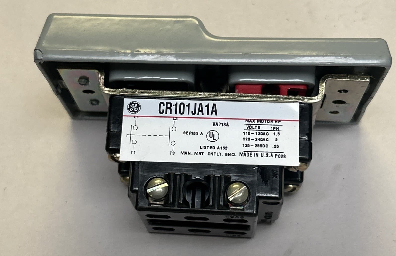 GENERAL ELECTRIC,CR101JA1A,MANUAL MOTOR SWITCH NOS 5