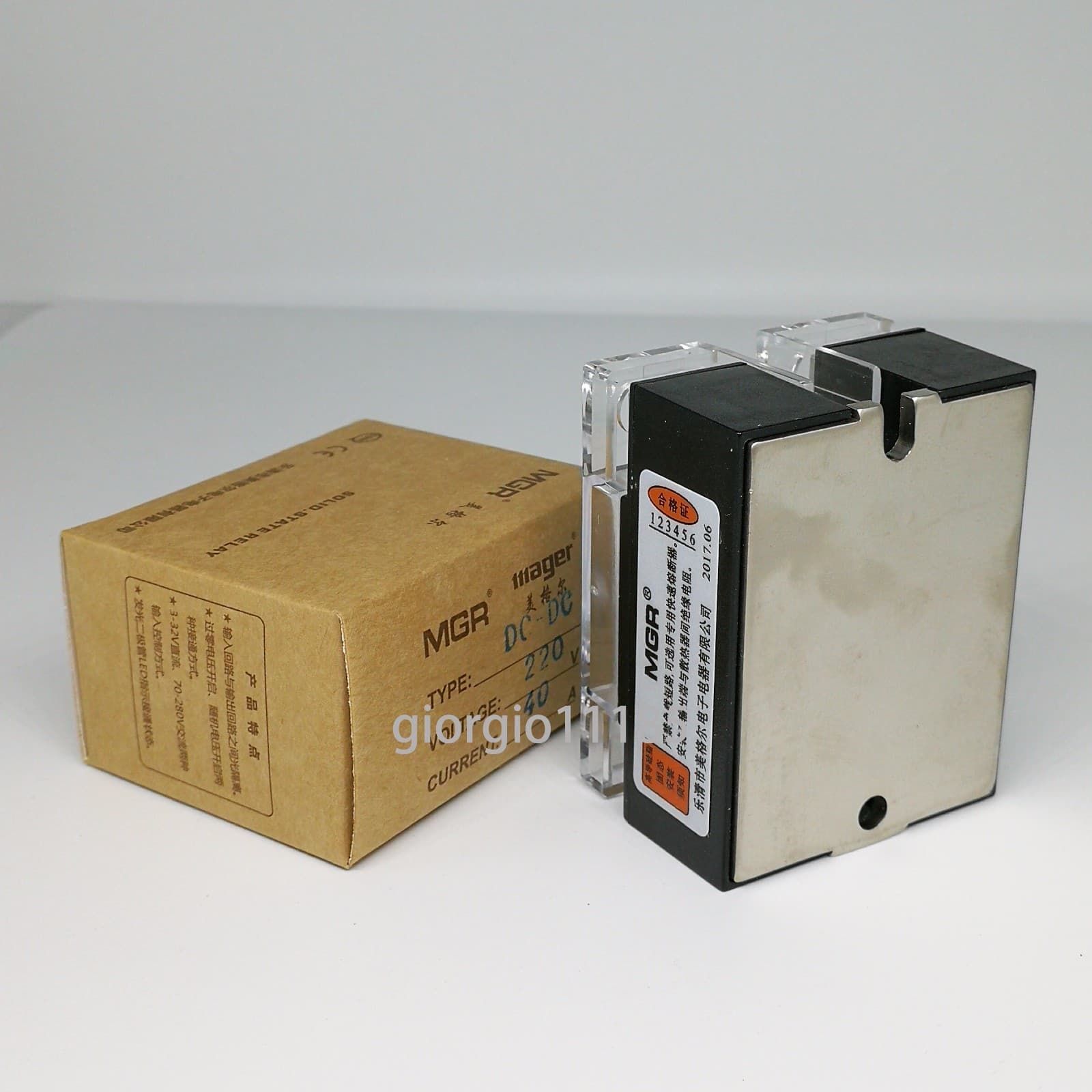 US Stock 40A Solid State Relay SSR DC-DC Input 3-32V DC Load 5-220V ​DC DD220D40 4