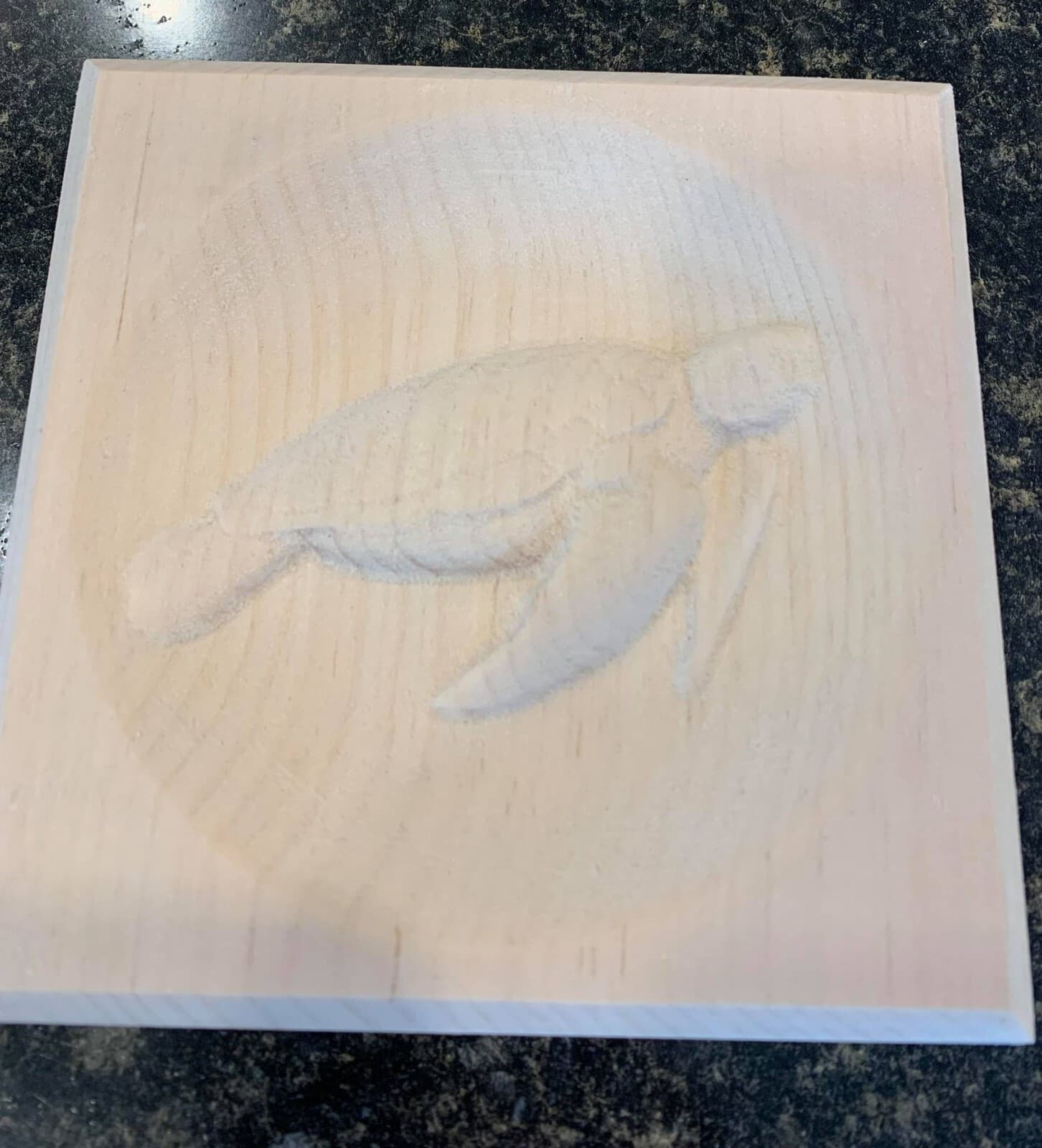 Sea Turtle Nautical Engraving Trim Wood, Corner Trim Block Door Trim Window Trim 2