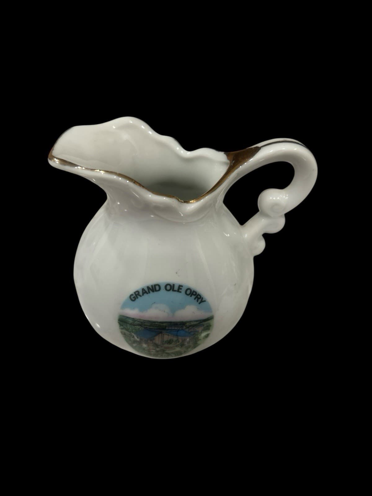 Grand Ole Opry/Opryland USA  Souvenir Collectible Pitcher 3.75” 2