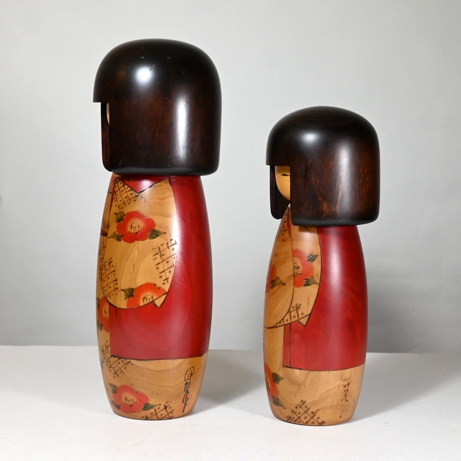 Famous "Kan-Tsubaki" by USABURO, Pair, Zelkova Wood, Japan - X-Large (12", 5lb) 6