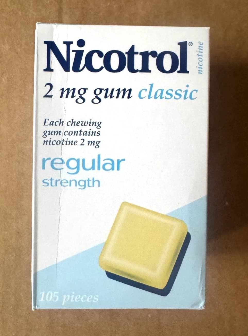 Nicotrol 2mg CLASSIC Nicotine gum 6 Boxesof 630 Pieces - 08/2027