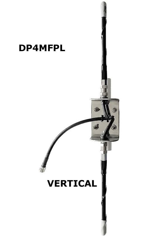 ProComm DP4MFPL Universal Dipole Antenna Mount w/Lug Studs & 1’ Female UHF Cable 4