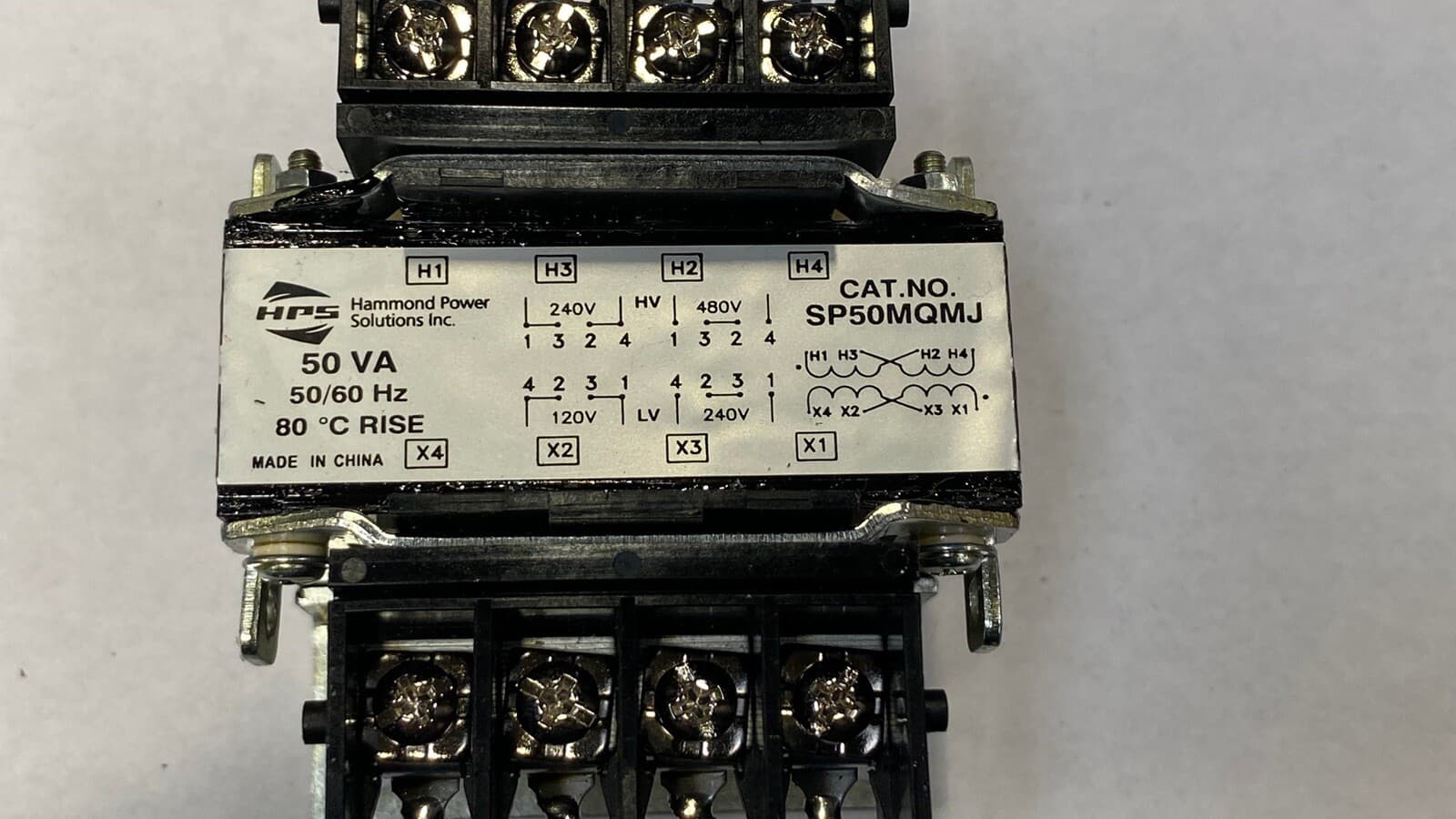 SP50MQMJ, HAMMOND POWER SOLUTIONS  1‑phase, 50/60Hz Transformer (NEW) 2
