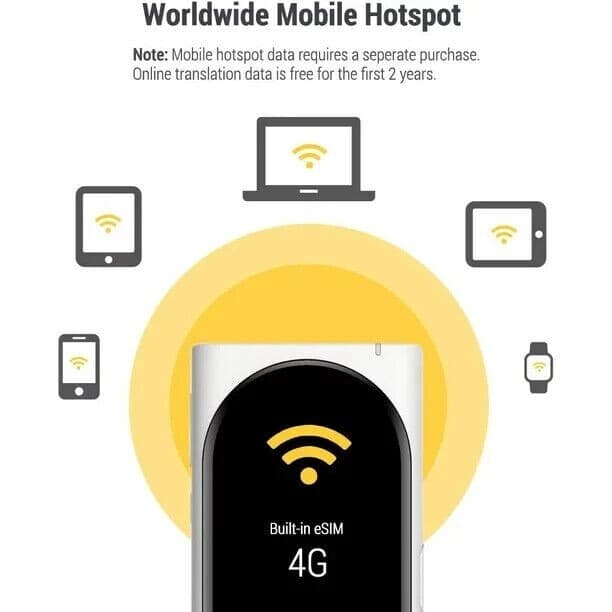 2-in-1 AI Translator Device & Voice Recorder Transcriber, 100+ Languages 6