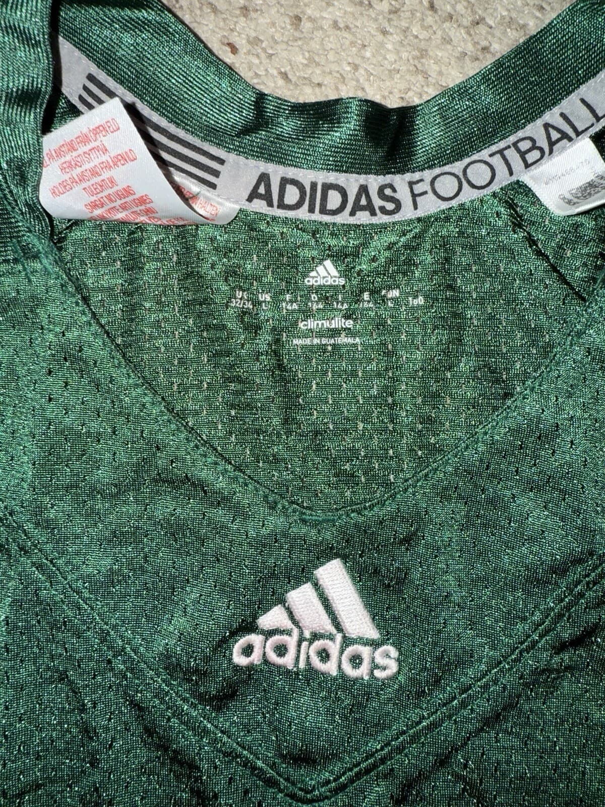 Green Youth  Adidas Football Jersey  2