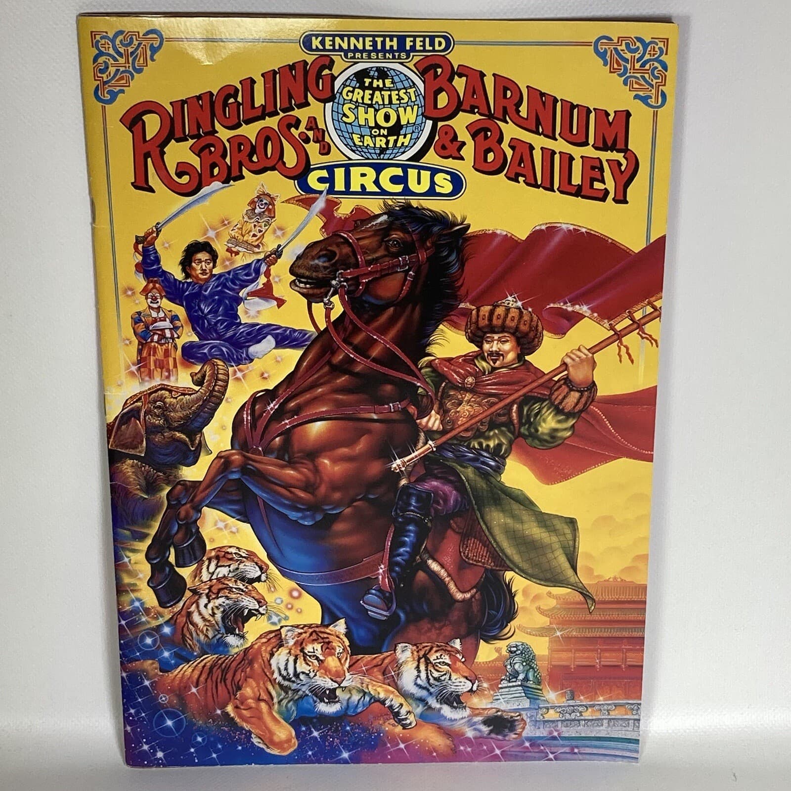 Ringling Bros Barnum Bailey Circus Magazine Clowns Acrobats 122nd Edition 1990s